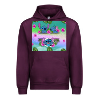 Mauve Wine custom name stitch Urban Hoodie - AdoDesignShop