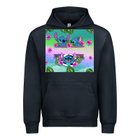 Navy custom name stitch Urban Hoodie - AdoDesignShop