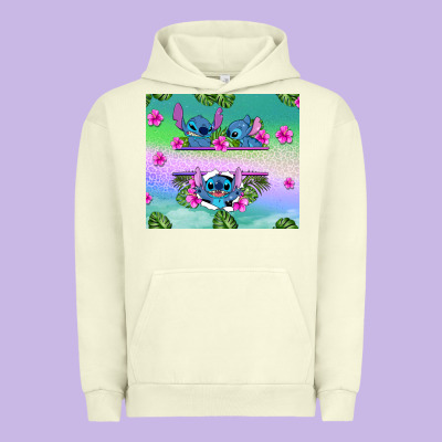 Custom Name Stitch Urban Hoodie Designed By Adodesignshop