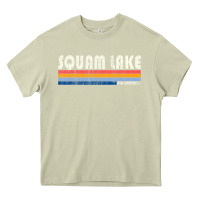 Mossy Vintage 70S 80S Style Squam Lake Nh Heavy Core Tee - lanVoArt