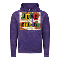 Cloud Purple juneteenth free ish since 1865 Vintage Hoodie - TumblerDesignByShophia