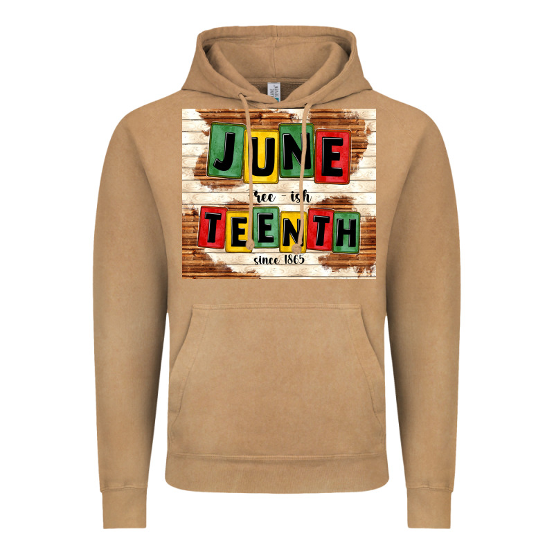 Juneteenth Free Ish Since 1865 Vintage Hoodie by TumblerDesignByShophia | Teevron