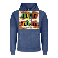 Vintage Denim juneteenth free ish since 1865 Vintage Hoodie - TumblerDesignByShophia
