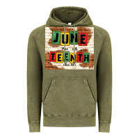 Vintage Olive juneteenth free ish since 1865 Vintage Hoodie - TumblerDesignByShophia
