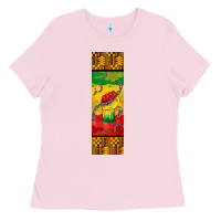 Bubblegum Pink juneteenth pen wrap Ladies Tee - BarkalooDesign