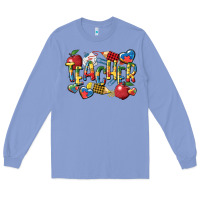 Colony Blue autism teacher Long Sleeve Tee - CowGirlArtShop