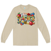 Mushroom autism teacher Long Sleeve Tee - CowGirlArtShop