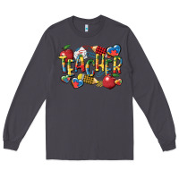 Smoke autism teacher Long Sleeve Tee - CowGirlArtShop