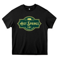 Black Hot Springs National Park Arkansas Nature Bear Hike Outdoors Heavy Core Tee - lanVoArt