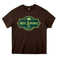 Chocolate Brown Hot Springs National Park Arkansas Nature Bear Hike Outdoors Heavy Core Tee - lanVoArt