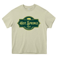 Mossy Hot Springs National Park Arkansas Nature Bear Hike Outdoors Heavy Core Tee - lanVoArt