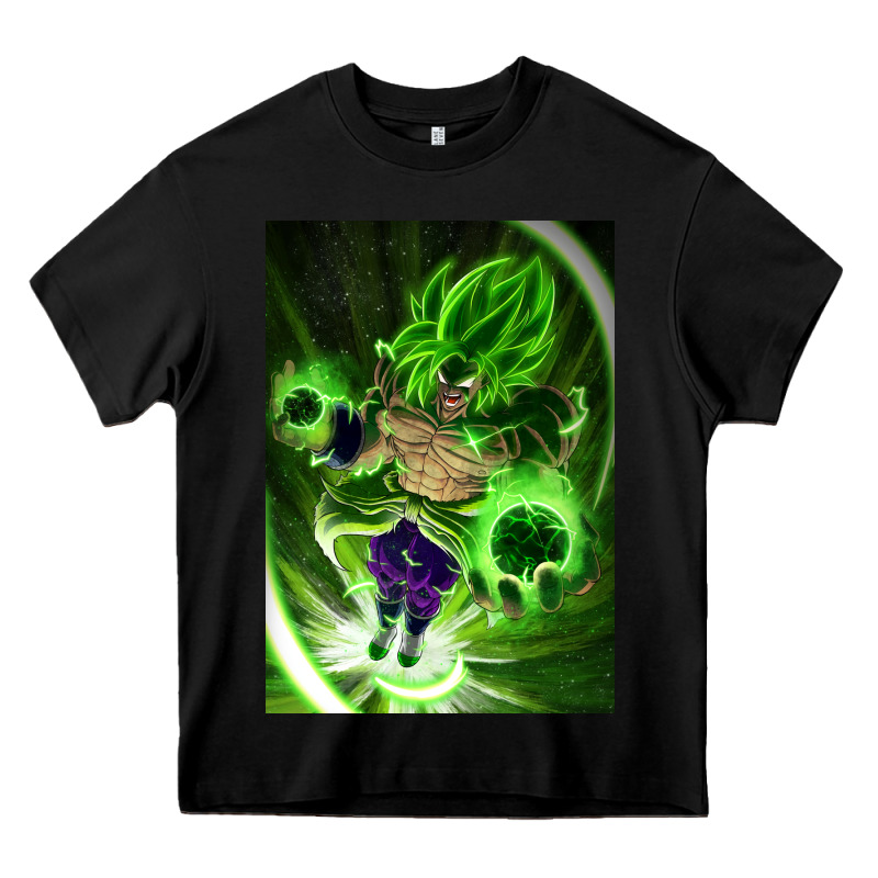 Legendary Broly Supersaiyajin Poster Travel Heavy Core Tee by lanVoArt | Teevron