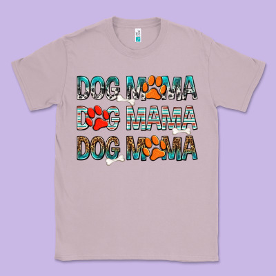 Dog Mama Dog Mama Dog Mama Classic Tee Designed By Texasbilliewilder