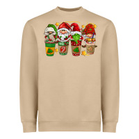 Mushroom christmas coffee cups gnomies Heavyweight Sweatshirt - FaDigitalArtStudio