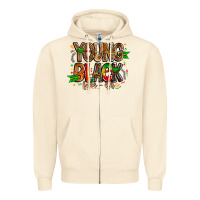 Sandshell young black free ish Zipper Hoodie - CowhideDigitalArt