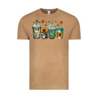 Vintage Camel sunflowers coffee cups Vintage Tee - Jasminsmagicworld