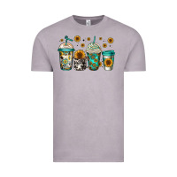 Vintage Zinc sunflowers coffee cups Vintage Tee - Jasminsmagicworld