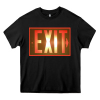 Black exit sign   hippie Heavy Core Tee - lanVoArt