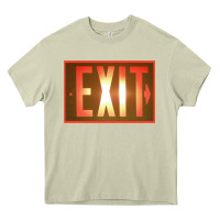 Mossy exit sign   hippie Heavy Core Tee - lanVoArt