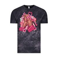 Cloud Black Cancer high heels Cancer Awareness Vintage Tee - HowdyJamesFarm
