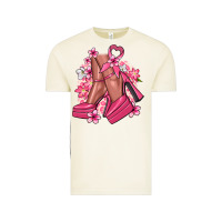 Vintage Arctic Cancer high heels Cancer Awareness Vintage Tee - HowdyJamesFarm
