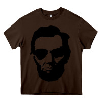 Chocolate Brown cool abe lincoln with aviator sunglasses black Heavy Core Tee - lanVoArt