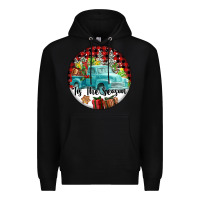 Black Tis The Season Truck Premium Hoodie - FaDigitalArtStudio