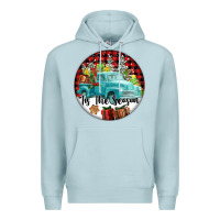 Blue Mist Tis The Season Truck Premium Hoodie - FaDigitalArtStudio