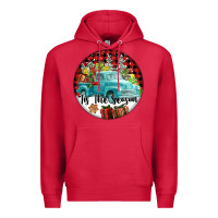 Cardinal Tis The Season Truck Premium Hoodie - FaDigitalArtStudio