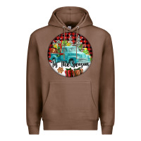 Chestnut Tis The Season Truck Premium Hoodie - FaDigitalArtStudio