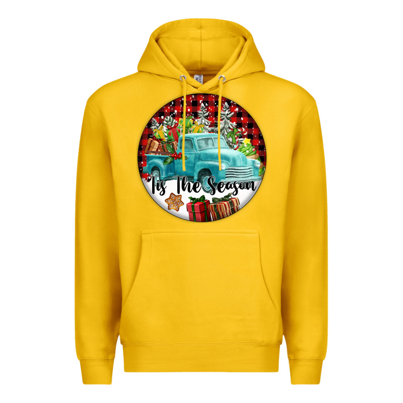 Tis The Season Truck Premium Hoodie by FaDigitalArtStudio | Teevron