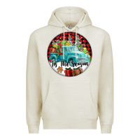 Oatmeal Heather Tis The Season Truck Premium Hoodie - FaDigitalArtStudio