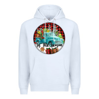 White Tis The Season Truck Premium Hoodie - FaDigitalArtStudio