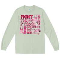 Matcha cancer awareness fight believe hope survive Long Sleeve Tee - CowGirlArtShop
