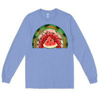 Colony Blue watermelon rainbow Long Sleeve Tee - Jasminsmagicworld