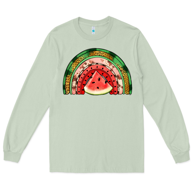 Watermelon Rainbow Long Sleeve Tee by Jasminsmagicworld | Teevron