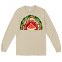 Mushroom watermelon rainbow Long Sleeve Tee - Jasminsmagicworld