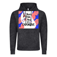 Vintage Black born free now i am expensive Vintage Hoodie - TumblerDesignByShophia
