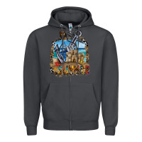 Smoke summer min Zipper Hoodie - CowhideDigitalArt