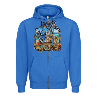 True Royal summer min Zipper Hoodie - CowhideDigitalArt