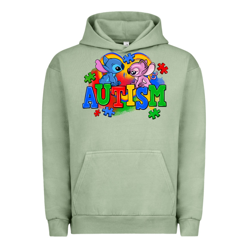 Autism Stitch With Lilo Urban Hoodie by AdoDesignShop | Teevron