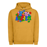 Pigment Peanut Butter autism stitch with lilo Urban Hoodie - AdoDesignShop