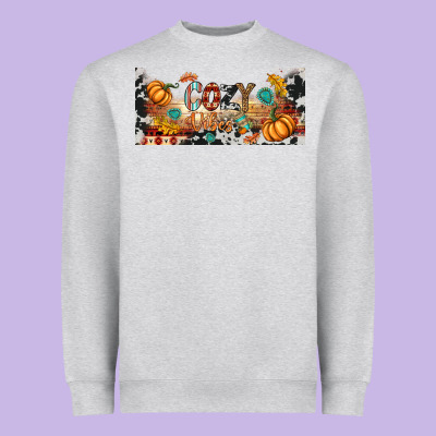Cozy Vibes Libbey Glass Heavyweight Sweatshirt Designed By Bundleandbundleshop