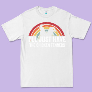 I'll Just Have The Chicken Tenders Premium Tee Designed By Lanvoart