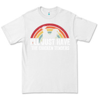 White I'll Just Have The Chicken Tenders Premium Tee - lanVoArt