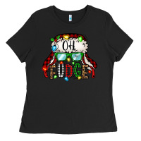 Black oh fudge christmas story Ladies Tee - Jasminsmagicworld