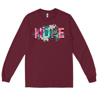 Burgundy hope cancer awareness Long Sleeve Tee - CowGirlArtShop