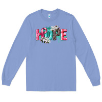Colony Blue hope cancer awareness Long Sleeve Tee - CowGirlArtShop