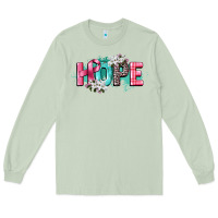 Matcha hope cancer awareness Long Sleeve Tee - CowGirlArtShop
