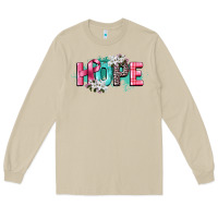 Mushroom hope cancer awareness Long Sleeve Tee - CowGirlArtShop
